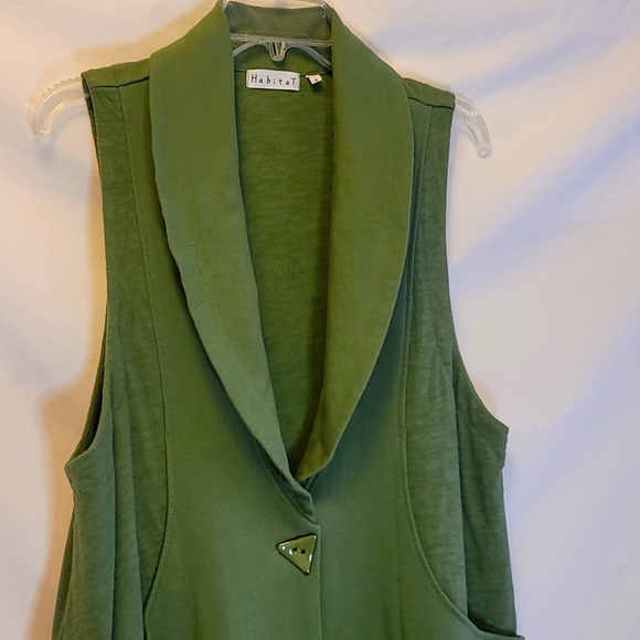 A line vest with button detail by Habitat - Picture 3 of 6